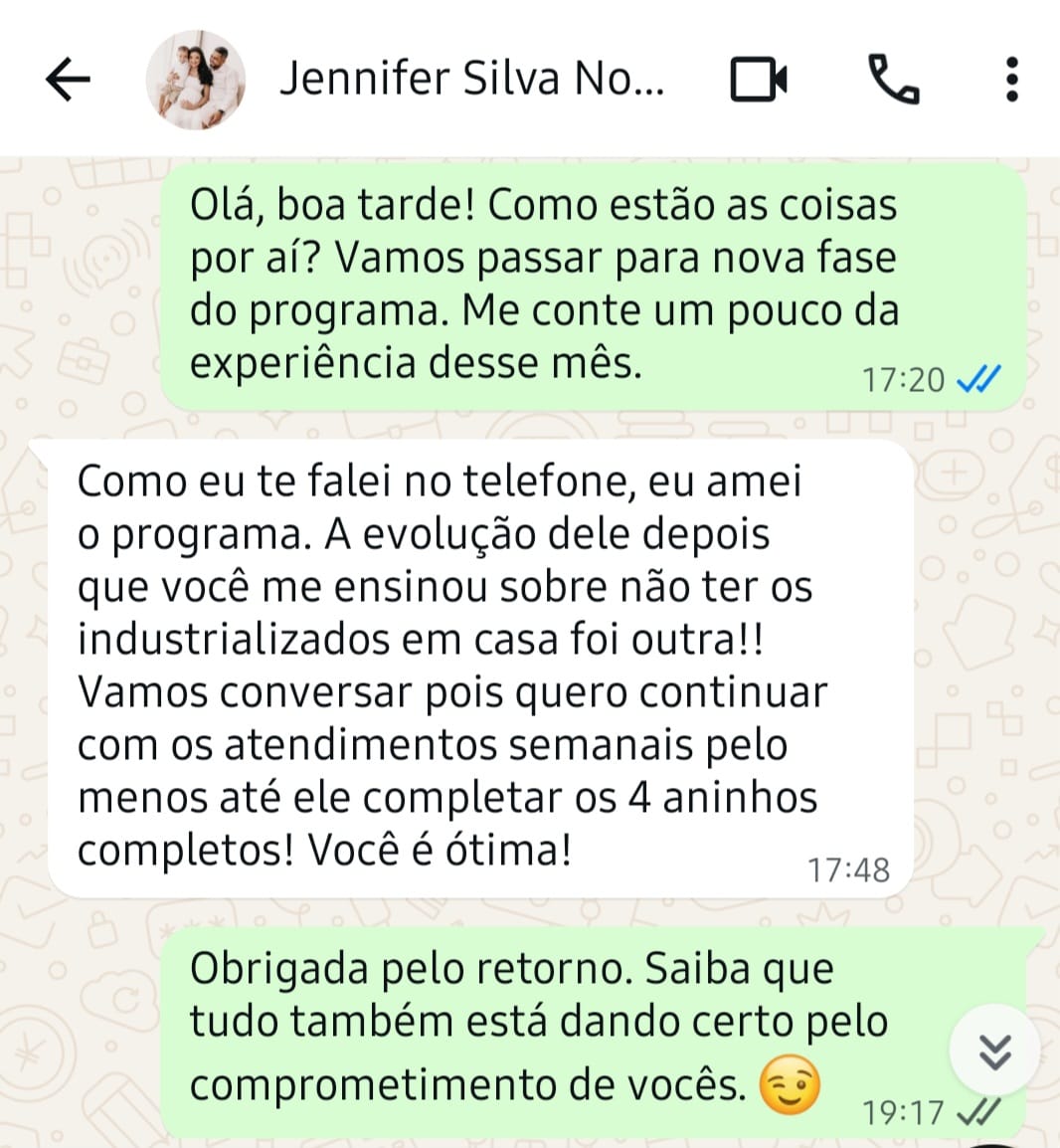 Depoimento de Jennifer